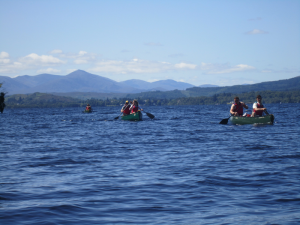 Canoeing at Mountain Water Expeditions